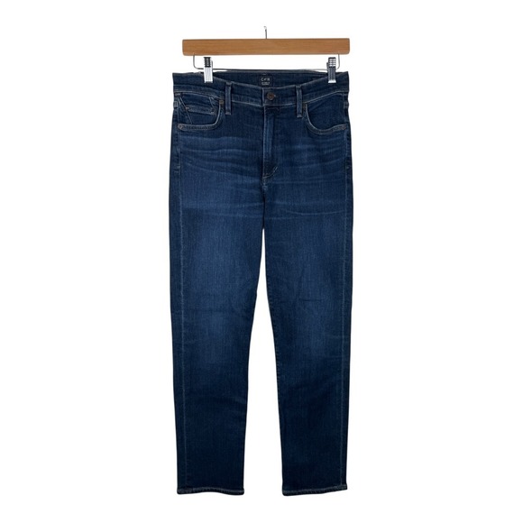 Citizens Of Humanity Cara High Rise Cigarette Ankle Jeans size 28 Dark Blue - Picture 1 of 10